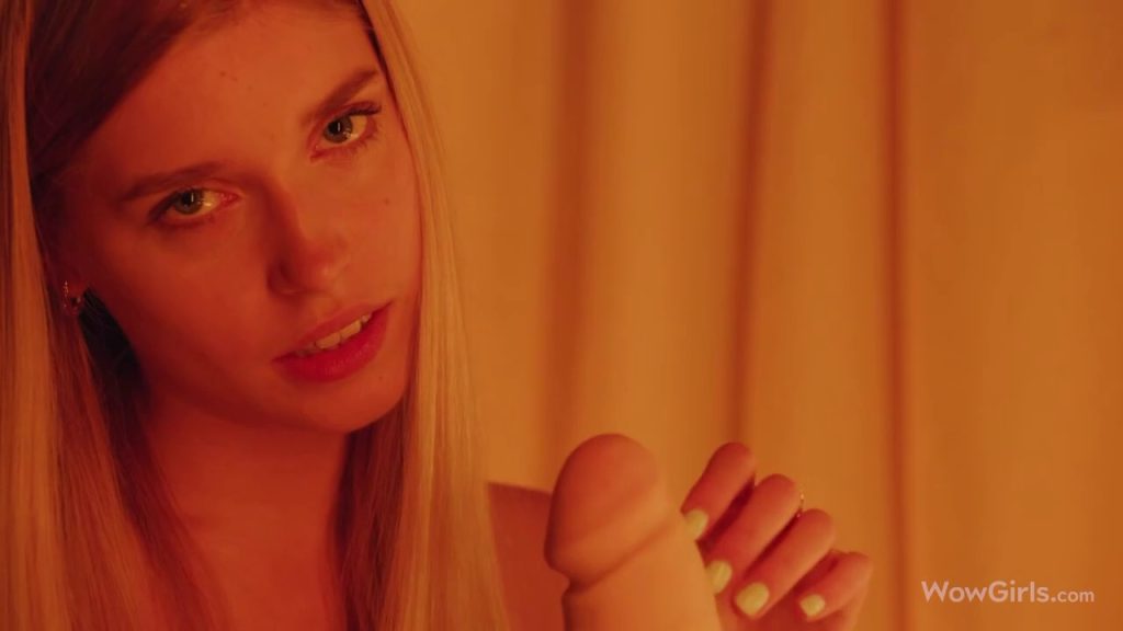 Watch Perky Freya Mayer’s Steamy Straight Hair Tease