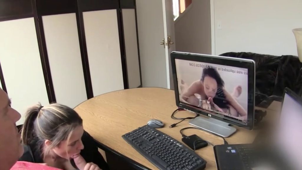 Blonde’s Secret Office Porn Habit Sparks Coworker Sex