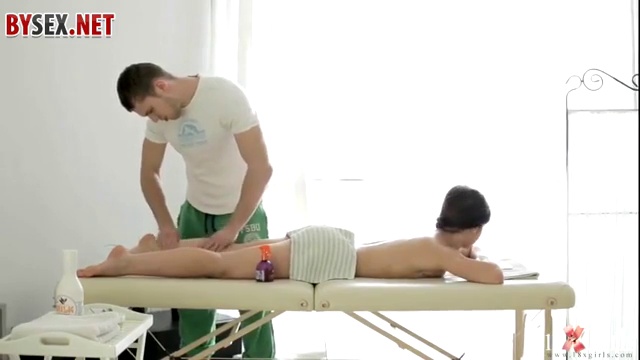 Naughty Masseuse Sucks Rock-Hard Client Cock